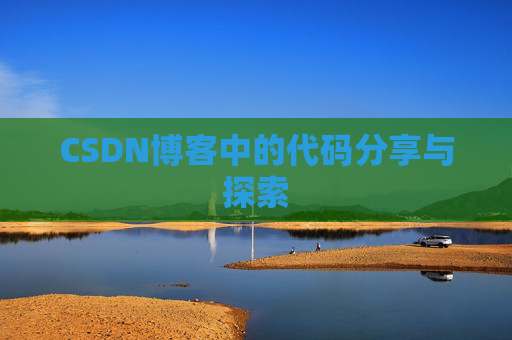 CSDN博客中的代码分享与探索